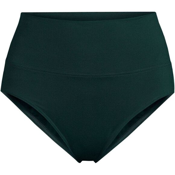 Land's End Plus size chlorine resist high waist swim bottoms deep balsam Various - Picture 3 of 5